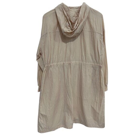 Old Navy Parka Jacket Size Small Long Sleeve Hooded Tunic Length Pink Outerwear - Picture 3 of 9